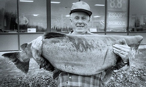 Les Anderson's World Record King Salmon - Alaska Sports Hall of Fame